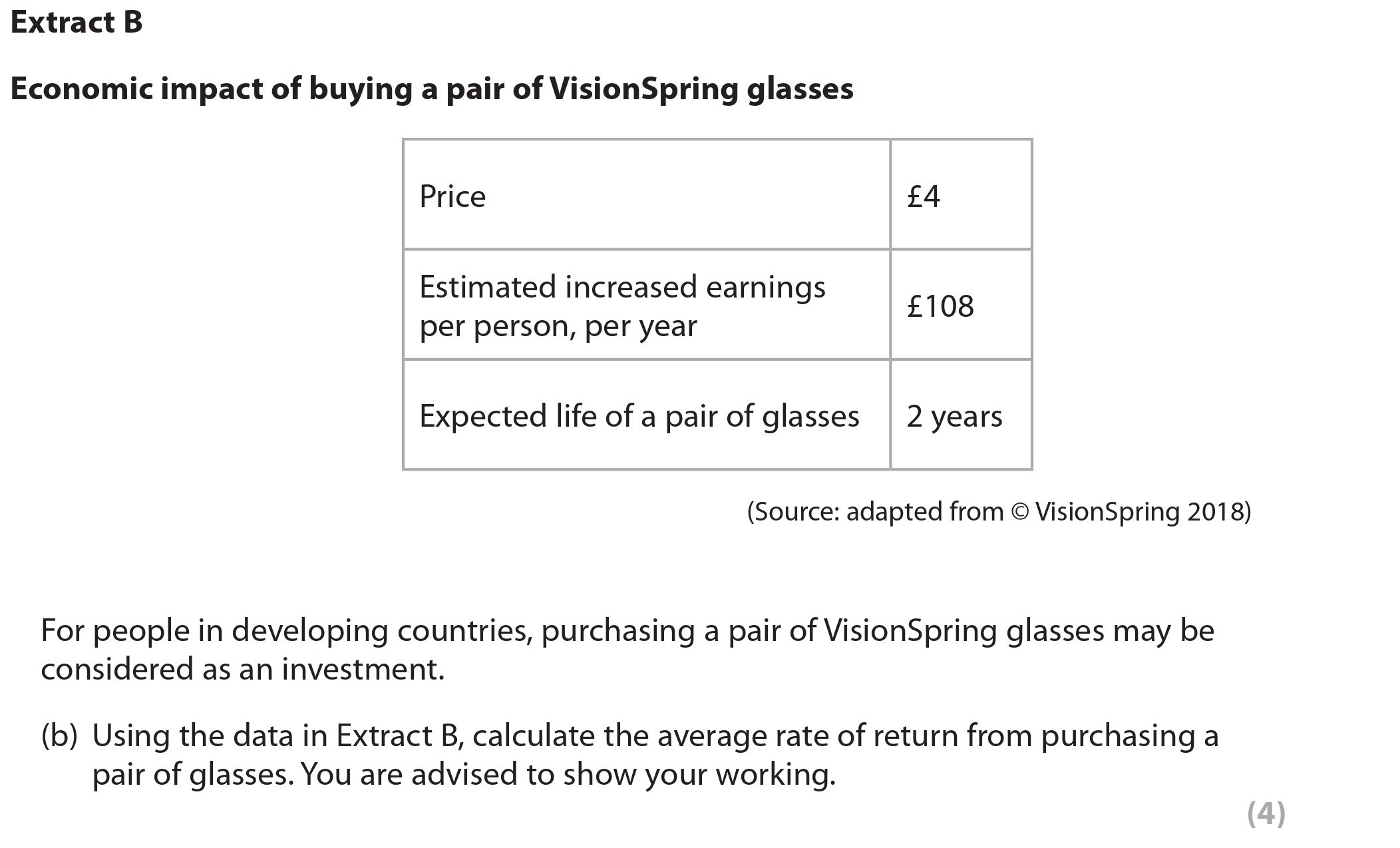 Using-the-data-in-Extract-B,-calculate-the-average-rate-of-return-from-purchasing-a-pair-of-glasses-Edexcel-A-Level Business-Question 1-2019-Paper 2.png