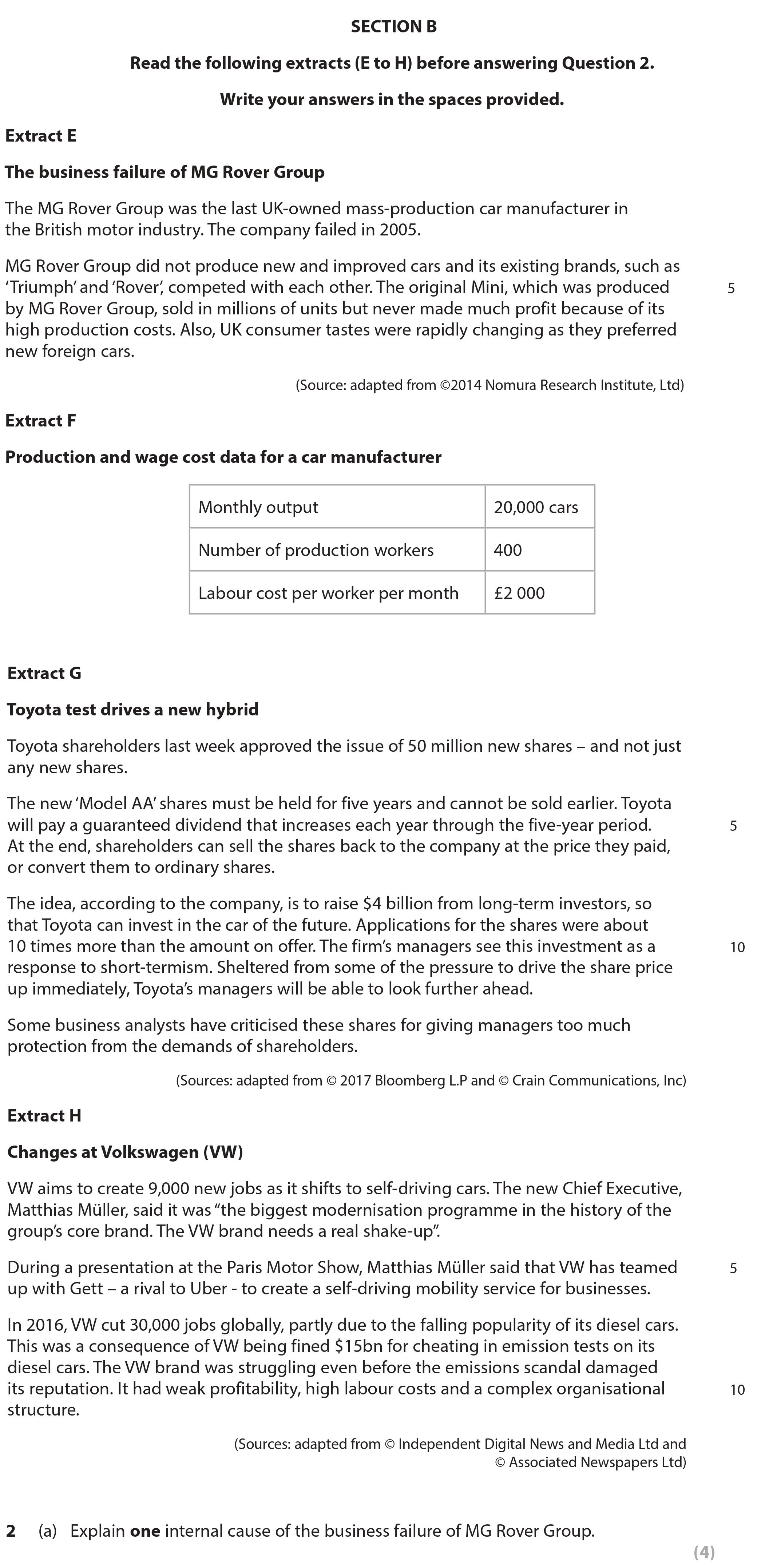 Explain-one-internal-cause-of-the-business-failure-of-MG-Rover-Group-Edexcel-A-Level Business-Question 2-2018-Paper 2.png