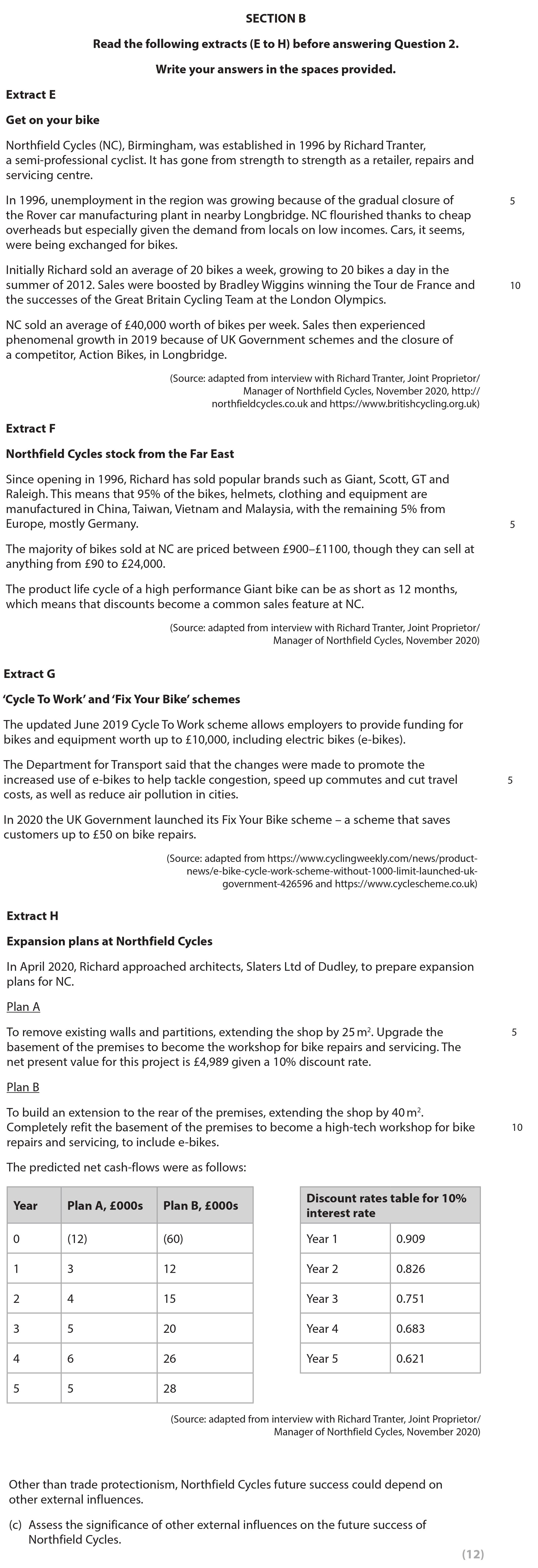 Assess-the-significance-of-other-external-influences-on-the-future-success-of-Northfield-Cycles.--Edexcel-A-Level Business-Question 2-2022-Paper 3.png