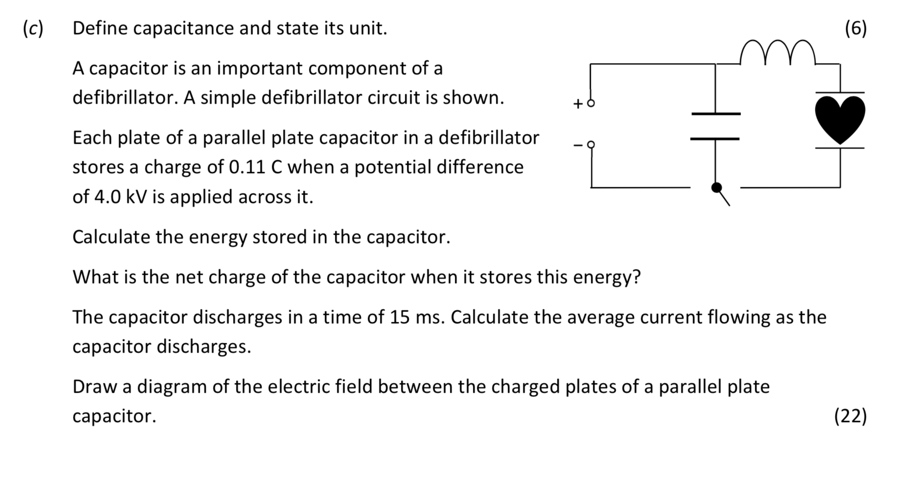 Define-capacitance-and-state-its-unit-Leaving Cert Physics-Question c-2018.png