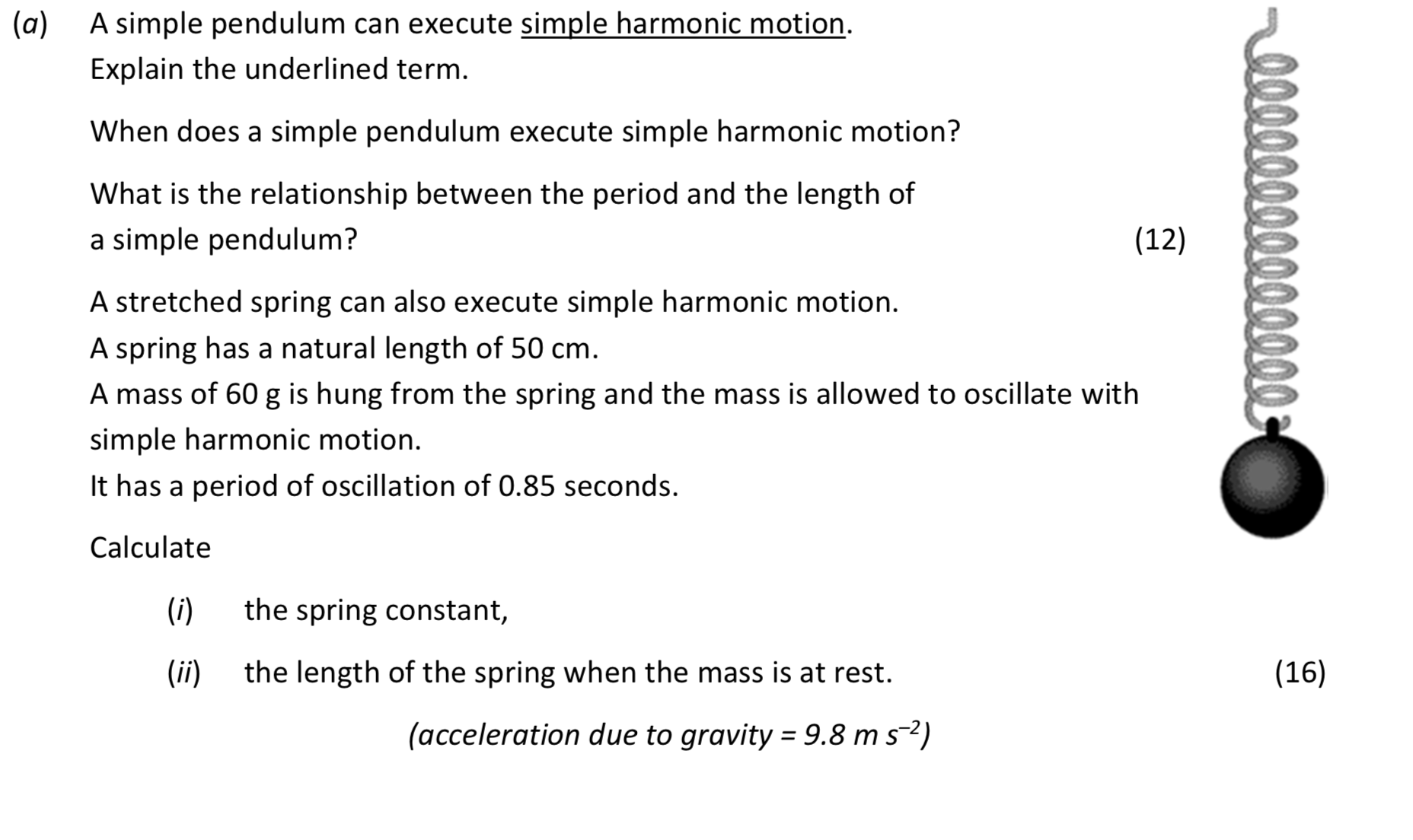 A-simple-pendulum-can-execute-simple-harmonic-motion-Leaving Cert Physics-Question a-2018.png