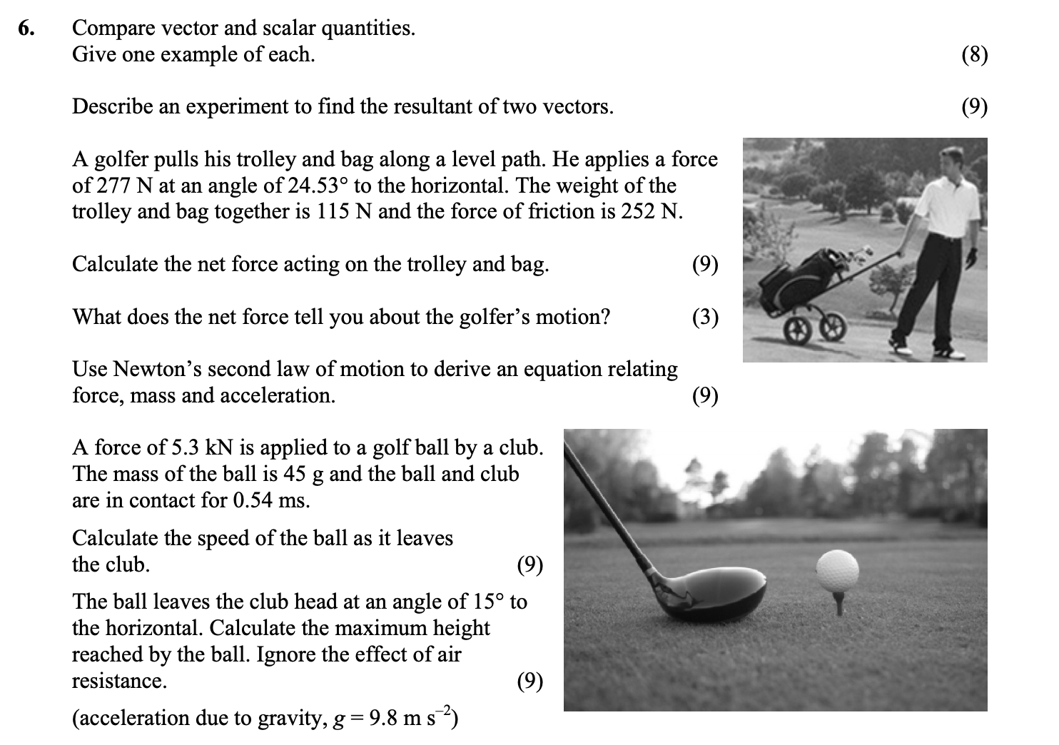 Compare-vector-and-scalar-quantities-Leaving Cert Physics-Question 6-2014.png