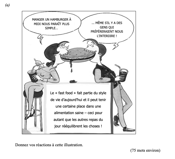 Donnez-vos-réactions-à-cette-illustration-Leaving Cert French-Question 1-2010.png