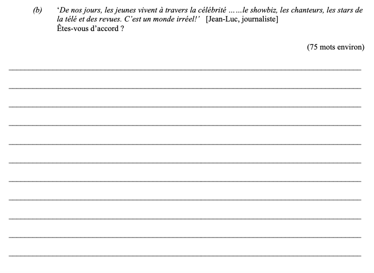'De-nos-jours,-les-jeunes-vivent-à-travers-la-célébrité-.....le-showbiz,-les-chanteurs,-les-stars-de-la-télé-et-des-revues-Leaving Cert French-Question b-2003.png