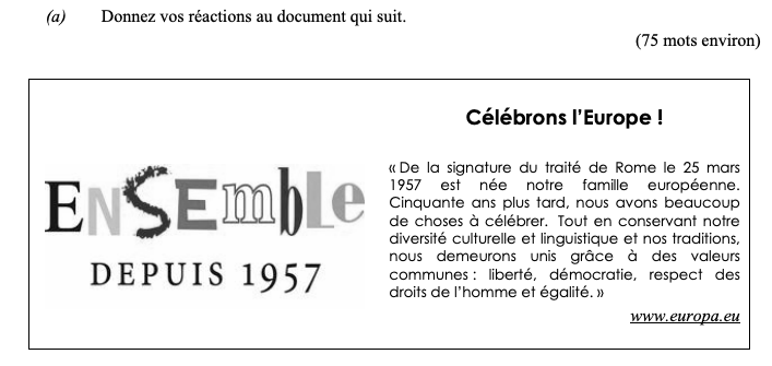 Donnez-vos-réactions-au-document-qui-suit-Leaving Cert French-Question 1(a)-2007.png