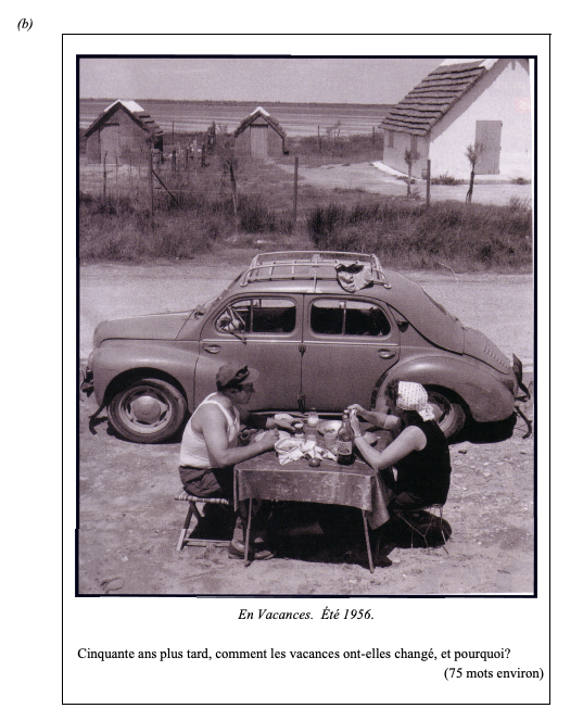 En-Vacances-Leaving Cert French-Question b-2006.png