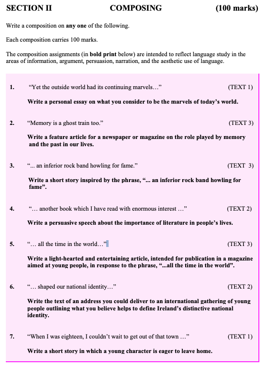 Write-a-personal-essay-on-what-you-consider-to-be-the-marvels-of-today’s-world.-Leaving Cert English-Question 1-2012.png