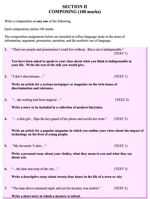 “There-are-people-and-possessions-I-could-live-without-Leaving Cert English-Question 1-2011.png