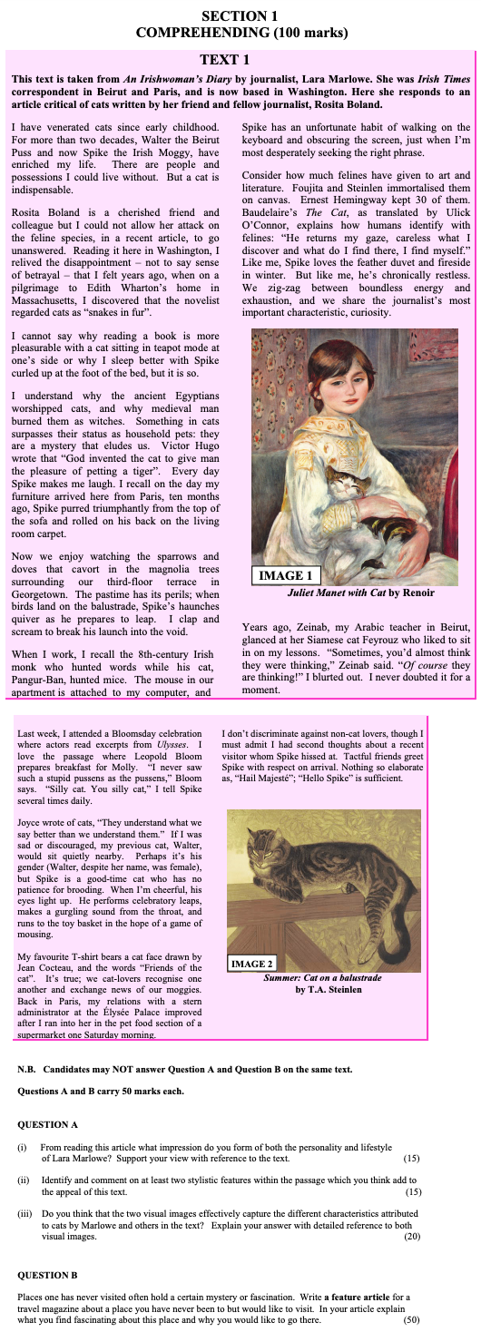 From-reading-this-article-what-impression-do-you-form-of-both-the-personality-and-lifestyle-of-Lara-Marlowe?-Support-your-view-with-reference-to-the-text-Leaving Cert English-Question A-2011.png