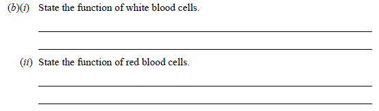 State-the-function-of-white-blood-cells-Junior Cycle Science-Question (b)(i)-2014.png