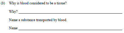 Why-is-blood-considered-to-be-a-tissue?-Blood-is-considered-a-tissue-because-it-contains-cells-that-perform-specific-functions-Junior Cycle Science-Question (b)-2012.png