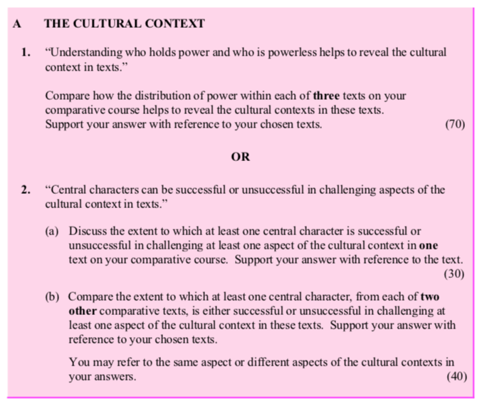 Understanding-who-holds-power-and-who-is-powerless-helps-to-reveal-the-cultural-context-in-texts-Leaving Cert English-Question 1-2016.png