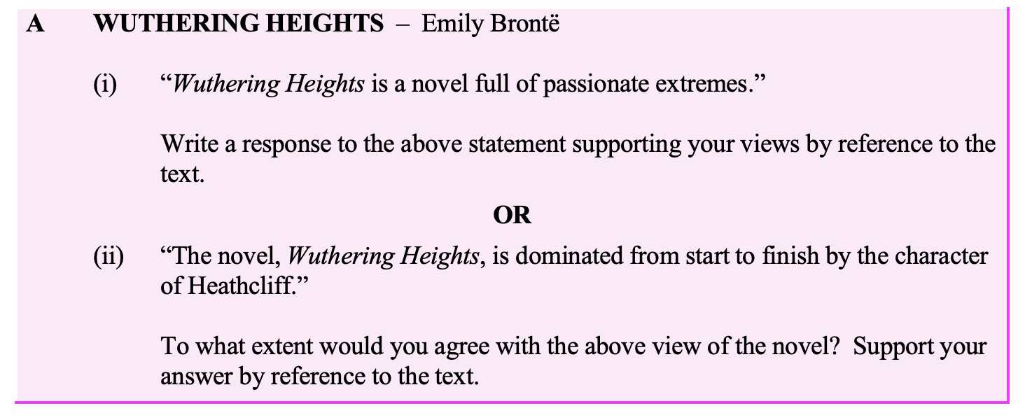 "Wuthering-Heights"-is-a-novel-full-of-passionate-extremes-Leaving Cert English-Question A(i)-2005.png