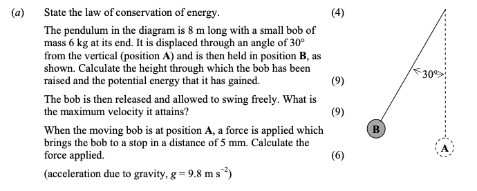 State-the-law-of-conservation-of-energy-Leaving Cert Physics-Question a-2013.png