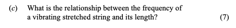 What-is-the-relationship-between-the-frequency-of-a-vibrating-stretched-string-and-its-length?--Leaving Cert Physics-Question c-2008.png