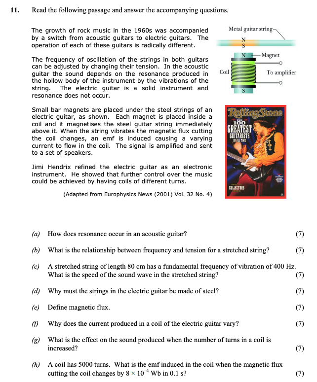 Read-the-following-passage-and-answer-the-accompanying-questions-Leaving Cert Physics-Question 11-2006.png
