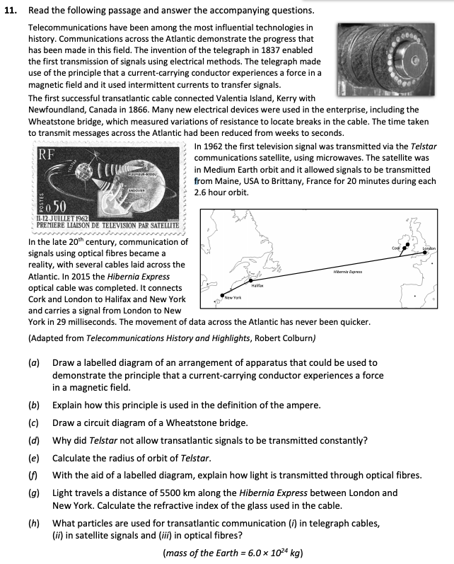 Read-the-following-passage-and-answer-the-accompanying-questions-Leaving Cert Physics-Question 11-2017.png