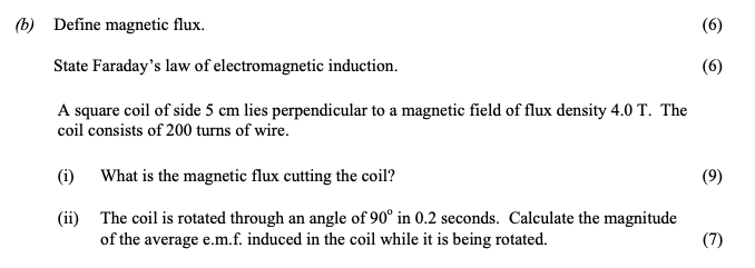 Define-magnetic-flux-Leaving Cert Physics-Question 12(b)-2005.png