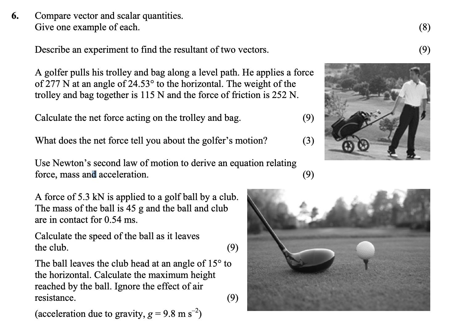 Compare-vector-and-scalar-quantities-Leaving Cert Physics-Question 6-2014.png