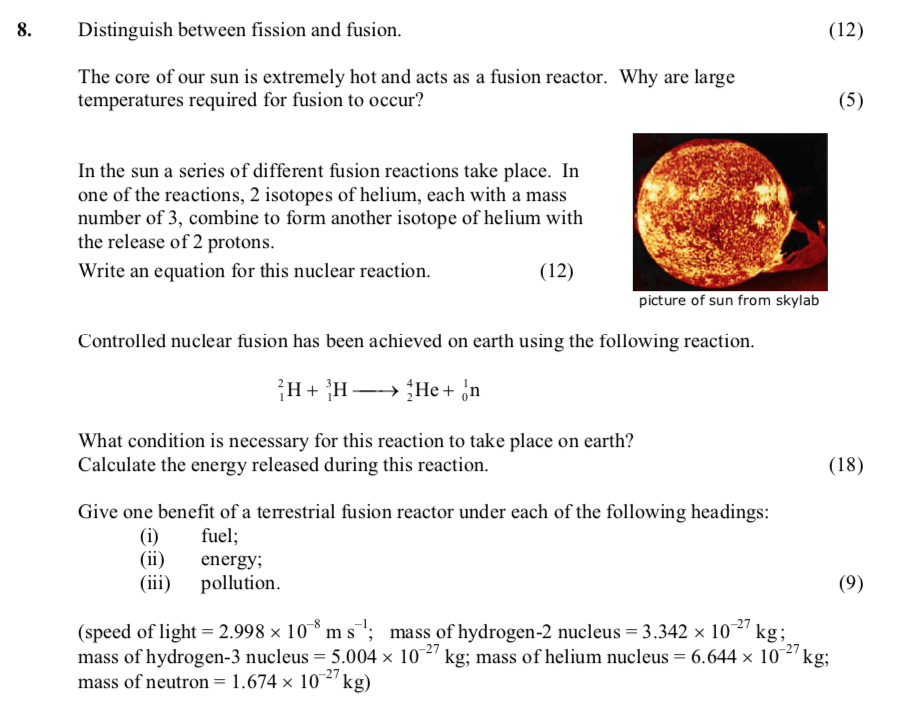 Distinguish-between-fission-and-fusion-Leaving Cert Physics-Question 8-2006.png