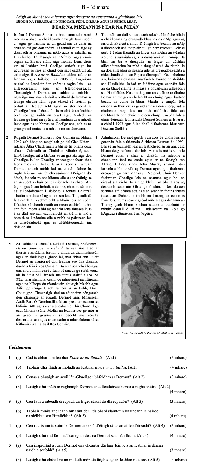 Cad-is-ábhar-don-leabhar-Rince-ar-na-Baill?---1-Leaving Cert Irish-Question 1-2009.png