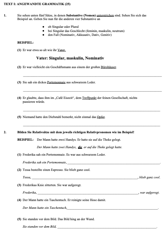 Sie-sehen-unten-fünf-Sätze,-in-denen-Substantive-(Nomen)-unterstrichen-sind-Leaving Cert German-Question 1-2008.png