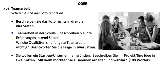 Teamarbeit-Sehen-Sie-sich-das-Foto-rechts-an-Leaving Cert German-Question (b)-2018.png