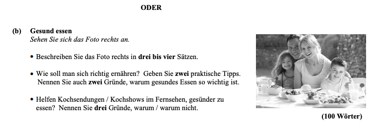 Gesund-essen-Sehen-Sie-sich-das-Foto-rechts-an-Leaving Cert German-Question b-2012.png