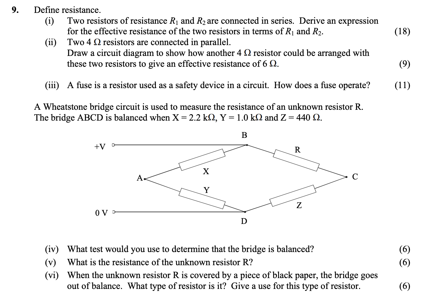 Define-resistance-Leaving Cert Physics-Question 9-2012.png