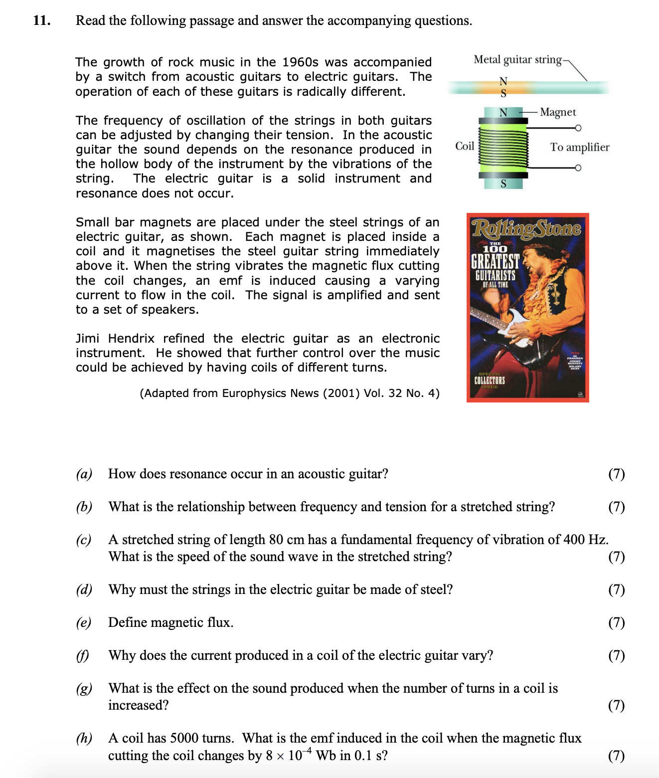 Read-the-following-passage-and-answer-the-accompanying-questions-Leaving Cert Physics-Question 11-2006.png