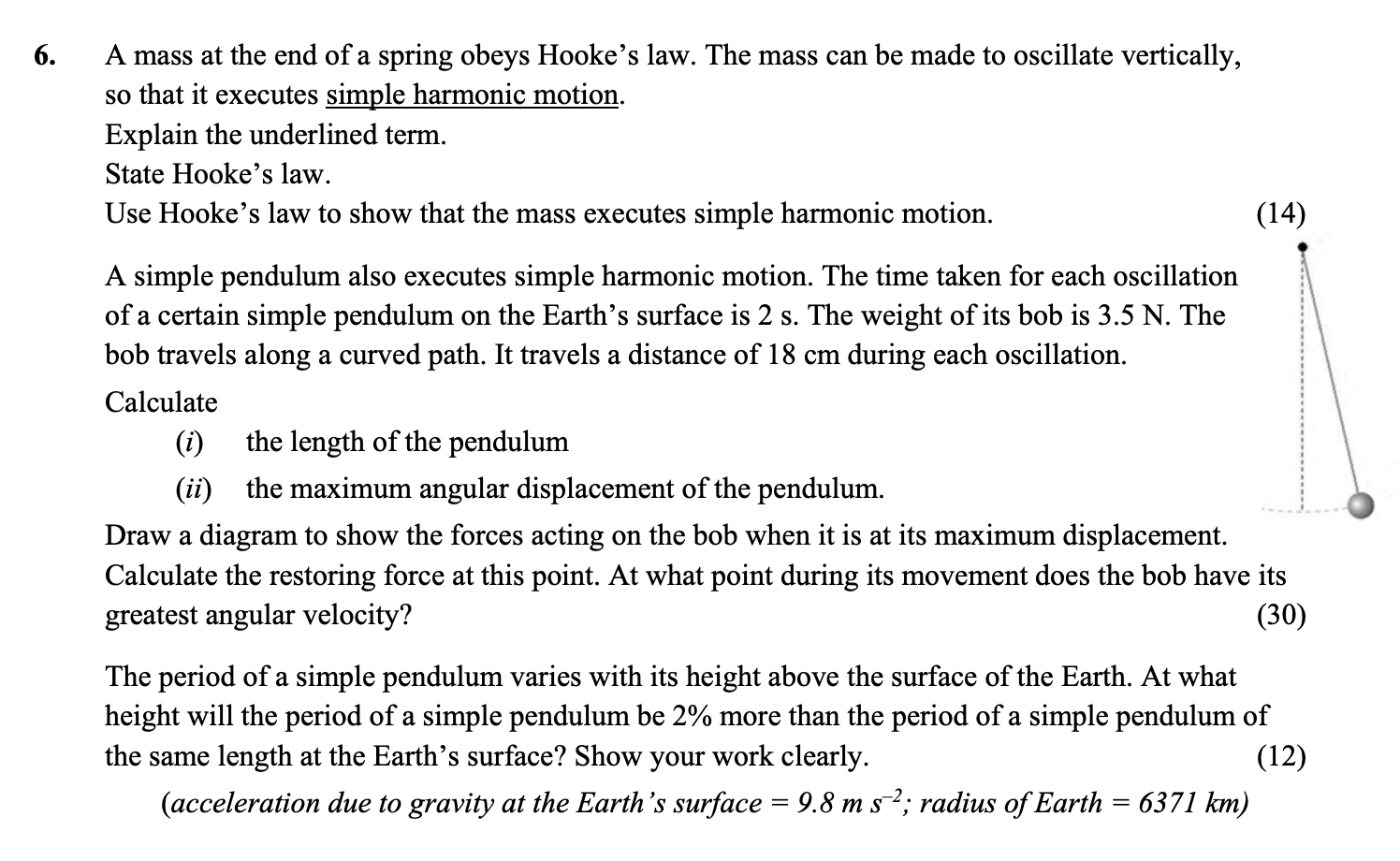 A-mass-at-the-end-of-a-spring-obeys-Hooke's-law-Leaving Cert Physics-Question 6-2016.png