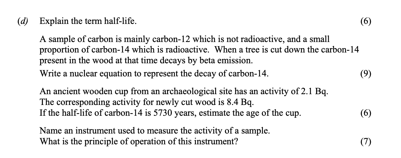 Explain-the-term-half-life-Leaving Cert Physics-Question 12(d)-2007.png