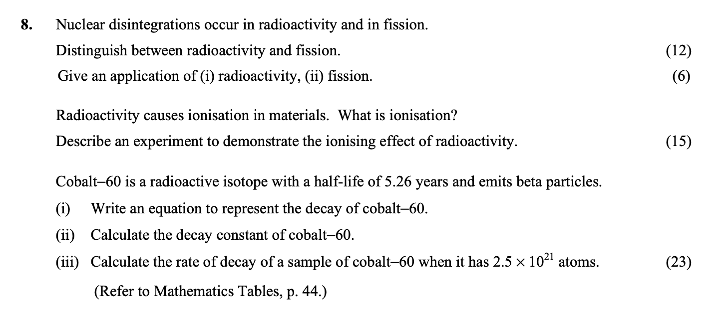 Nuclear-disintegrations-occur-in-radioactivity-and-in-fission-Leaving Cert Physics-Question 8-2005.png