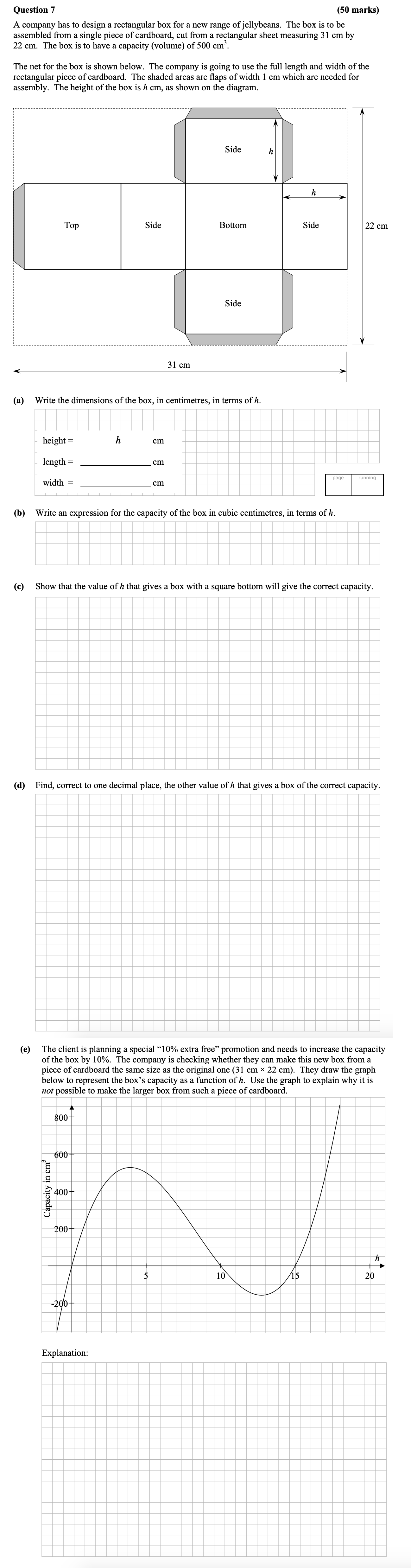 A-company-has-to-design-a-rectangular-box-for-a-new-range-of-jellybeans-Leaving Cert Mathematics-Question 7-2014.png