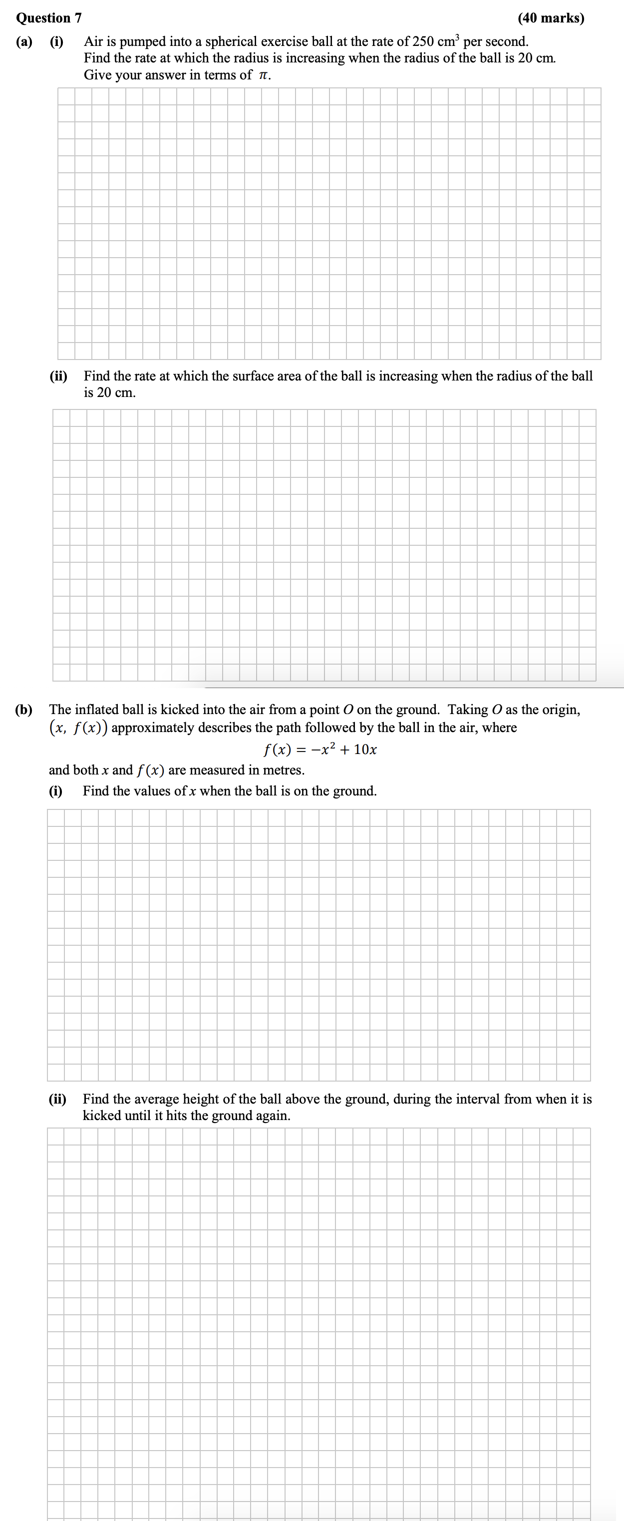Air-is-pumped-into-a-spherical-exercise-ball-at-the-rate-of-250-cm³-per-second-Leaving Cert Mathematics-Question 7-2016.png