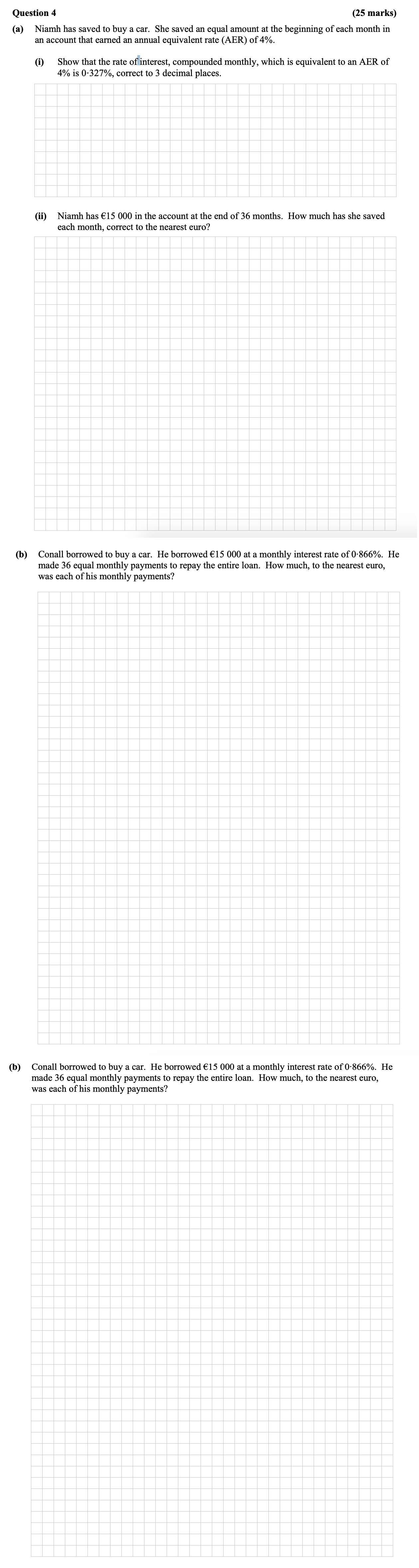 Niamh-has-saved-to-buy-a-car-Leaving Cert Mathematics-Question 4-2013.png