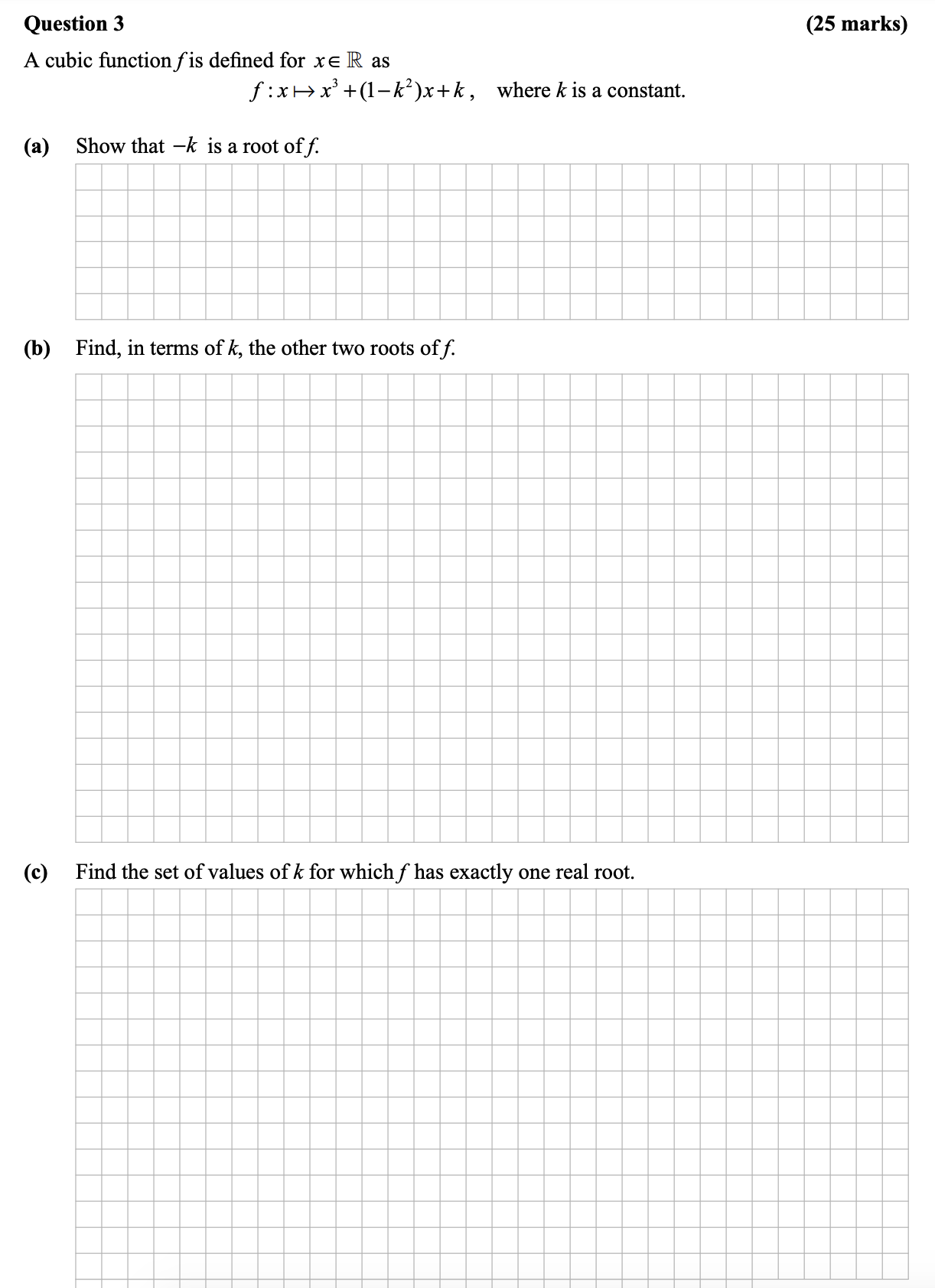A-cubic-function-$f$-is-defined-for-$x-\in-\mathbb{R}$-as---$$f-:-x-\mapsto-x^3-+-(1---k^2)x-+-k,$$---where-$k$-is-a-constant-Leaving Cert Mathematics-Question 3-2012.png