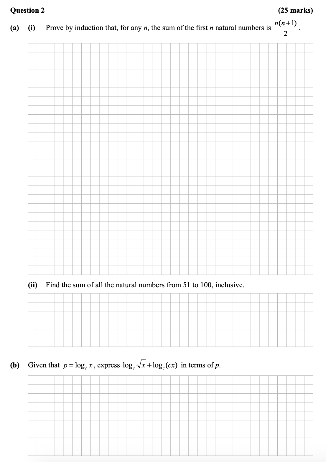 (a)-(i)-Prove-by-induction-that,-for-any-n,-the-sum-of-the-first-n-natural-numbers-is-\(-rac{n(n+1)}{2}\)-Leaving Cert Mathematics-Question 2-2014.png