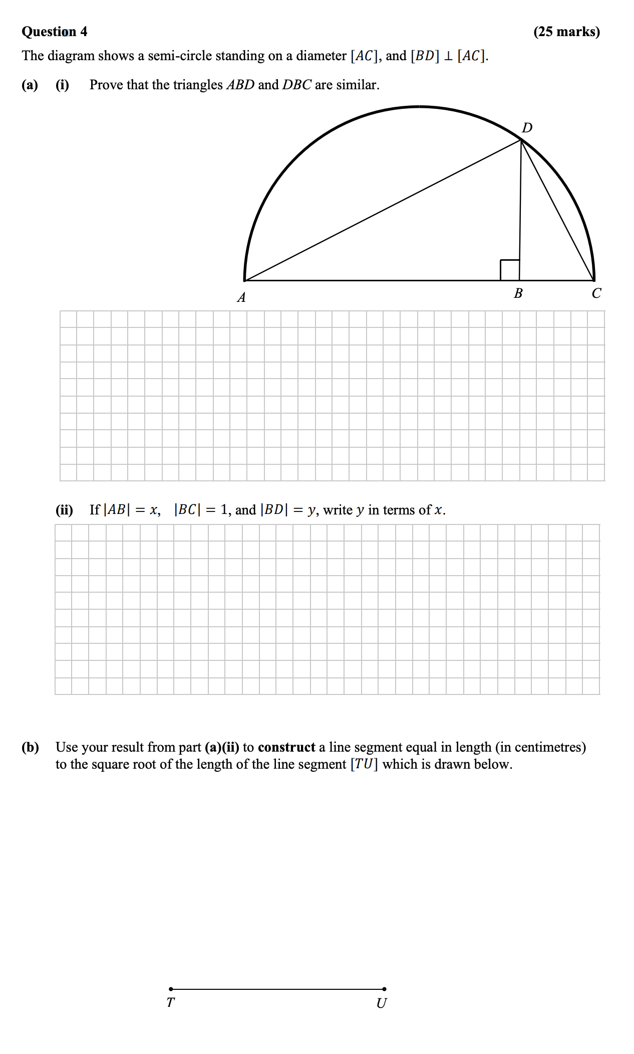 The-diagram-shows-a-semi-circle-standing-on-a-diameter-[AC],-and-[BD]-⊥-[AC]-Leaving Cert Mathematics-Question 4-2016.png