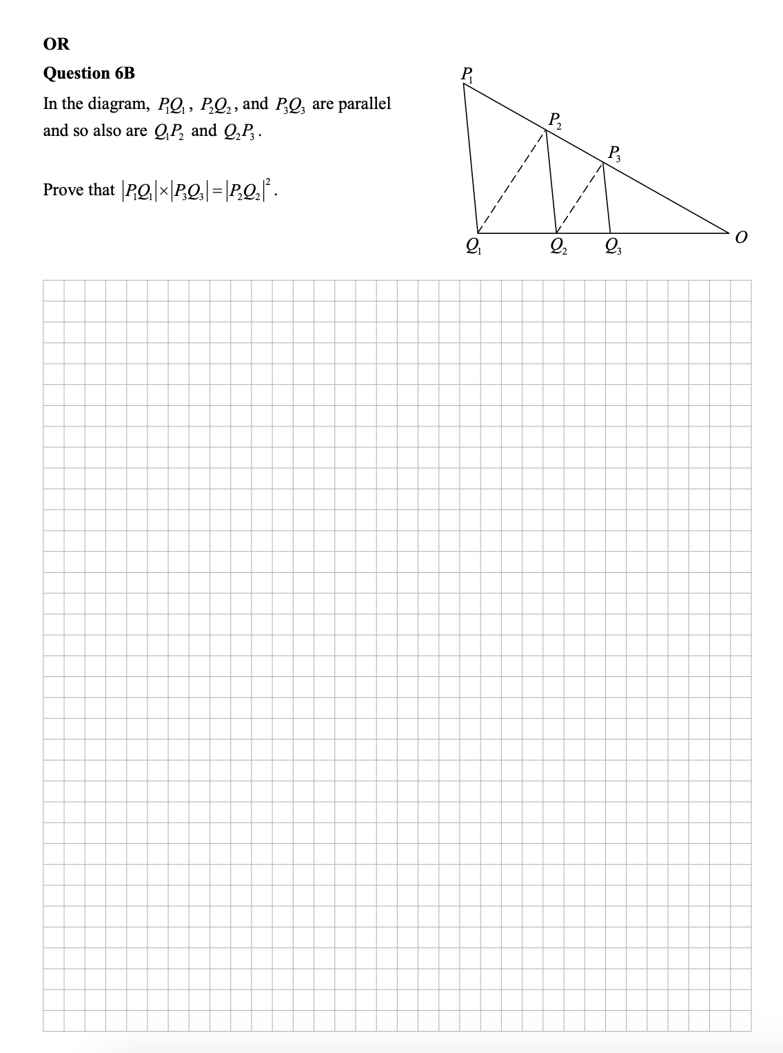 In-the-diagram,-$PQ_1$,-$PQ_2$,-and-$PQ$-are-parallel-and-so-also-are-$Q_1P_2$-and-$Q_2P_3$-Leaving Cert Mathematics-Question 6B-2011.png