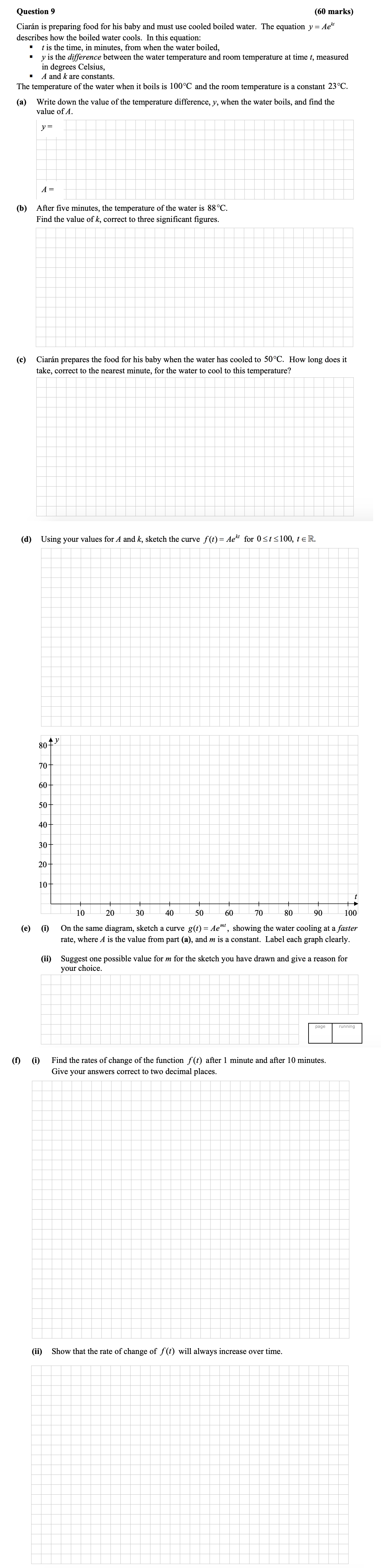 Ciarán-is-preparing-food-for-his-baby-and-must-use-cooled-boiled-water-Leaving Cert Mathematics-Question 9-2014.png