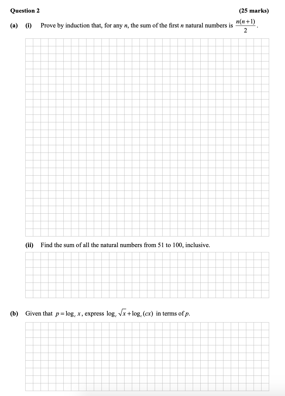 (a)-(i)-Prove-by-induction-that,-for-any-n,-the-sum-of-the-first-n-natural-numbers-is-\(-\frac{n(n+1)}{2}-\)-Leaving Cert Mathematics-Question 2-2012.png