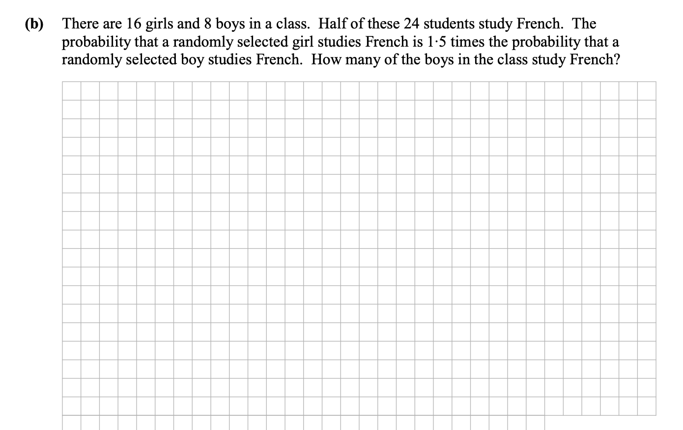 There-are-16-girls-and-8-boys-in-a-class-Leaving Cert Mathematics-Question b-2011.png