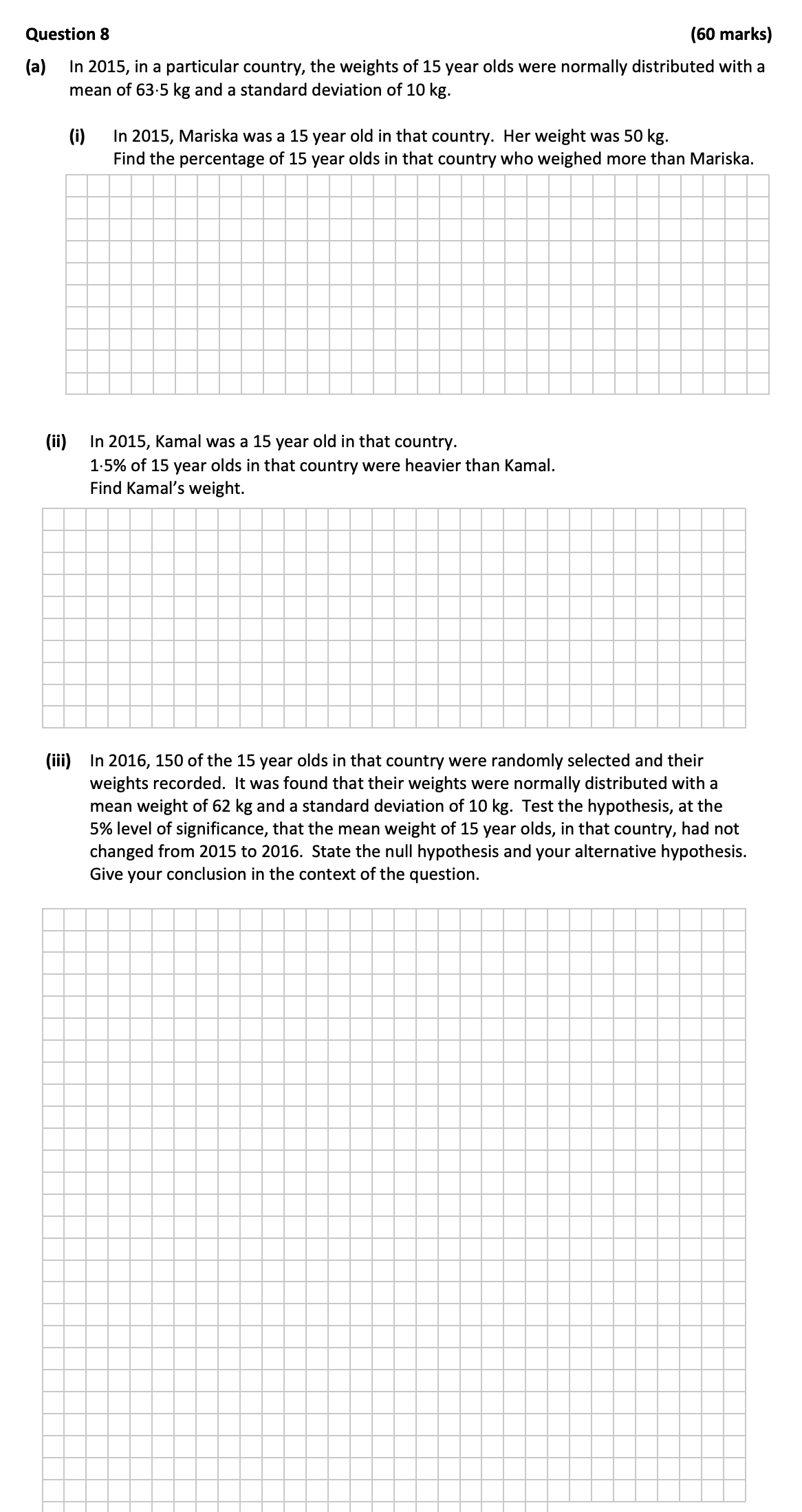 In-2015,-in-a-particular-country,-the-weights-of-15-year-olds-were-normally-distributed-with-a-mean-of-63.5-kg-and-a-standard-deviation-of-10-kg-Leaving Cert Mathematics-Question 8-2017.png