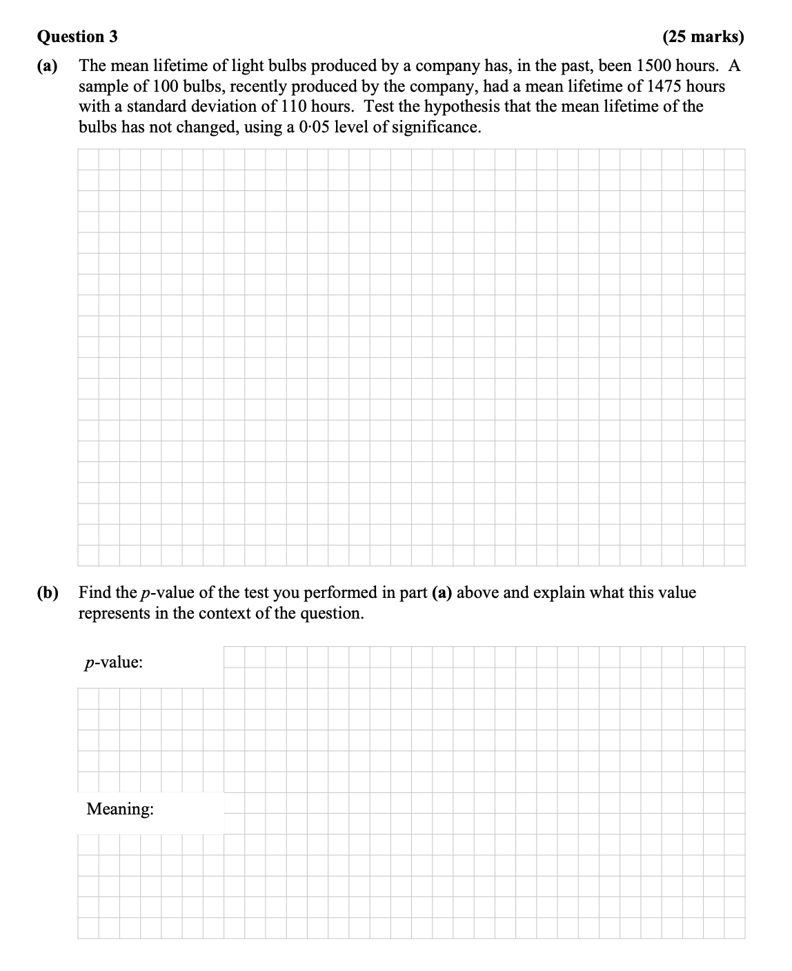 The-mean-lifetime-of-light-bulbs-produced-by-a-company-has,-in-the-past,-been-1500-hours-Leaving Cert Mathematics-Question 3-2015.png