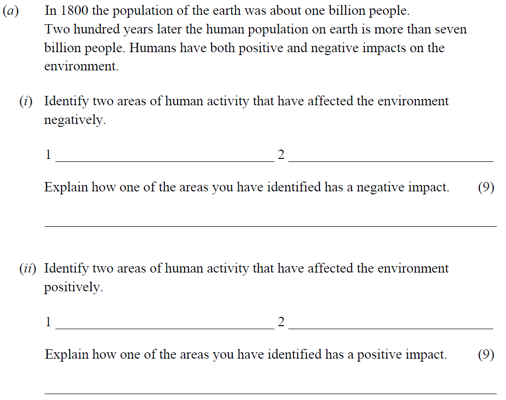 In-1800-the-population-of-the-earth-was-about-one-billion-people-Junior Cycle Science-Question a-2013.png