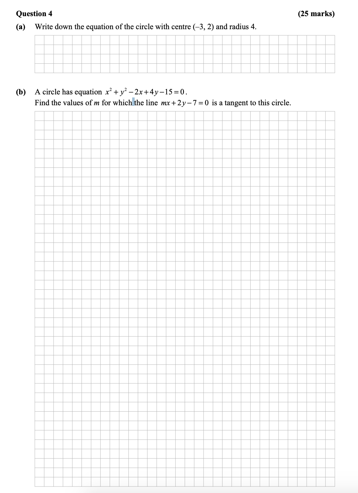 (a)-Write-down-the-equation-of-the-circle-with-centre-(–3,-2)-and-radius-4-Leaving Cert Mathematics-Question 4-2012.png