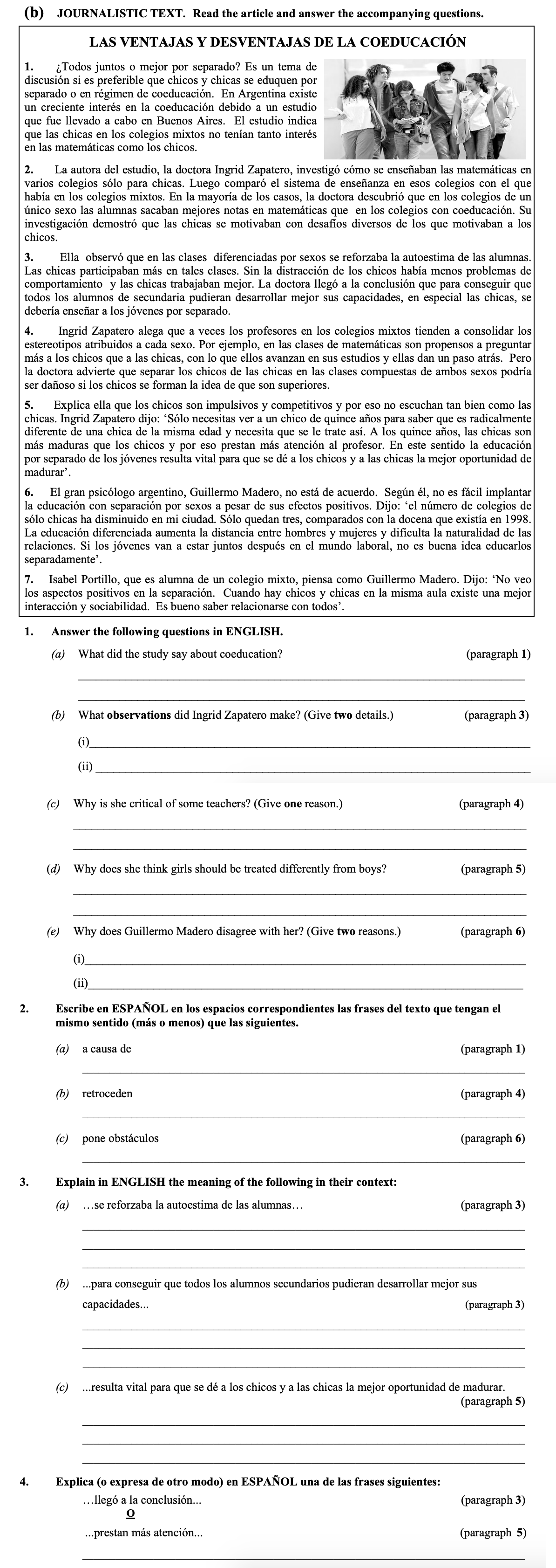 1.-Answer-the-following-questions-in-ENGLISH-Leaving Cert Spanish-Question 1-2009.png