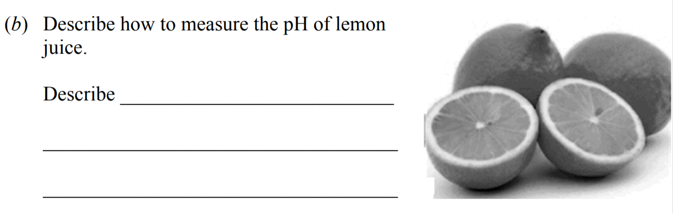 Describe-how-to-measure-the-pH-of-lemon-juice-Junior Cycle Science-Question b-2011.png