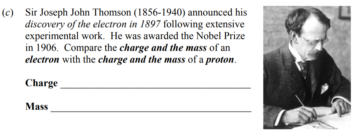 Sir-Joseph-John-Thomson-(1856-1940)-announced-his-discovery-of-the-electron-in-1897-following-extensive-experimental-work-Junior Cycle Science-Question c-2008.png